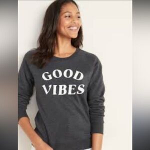 Old navy Relaxed Vintage Crew-Neck Sweatshirt size m